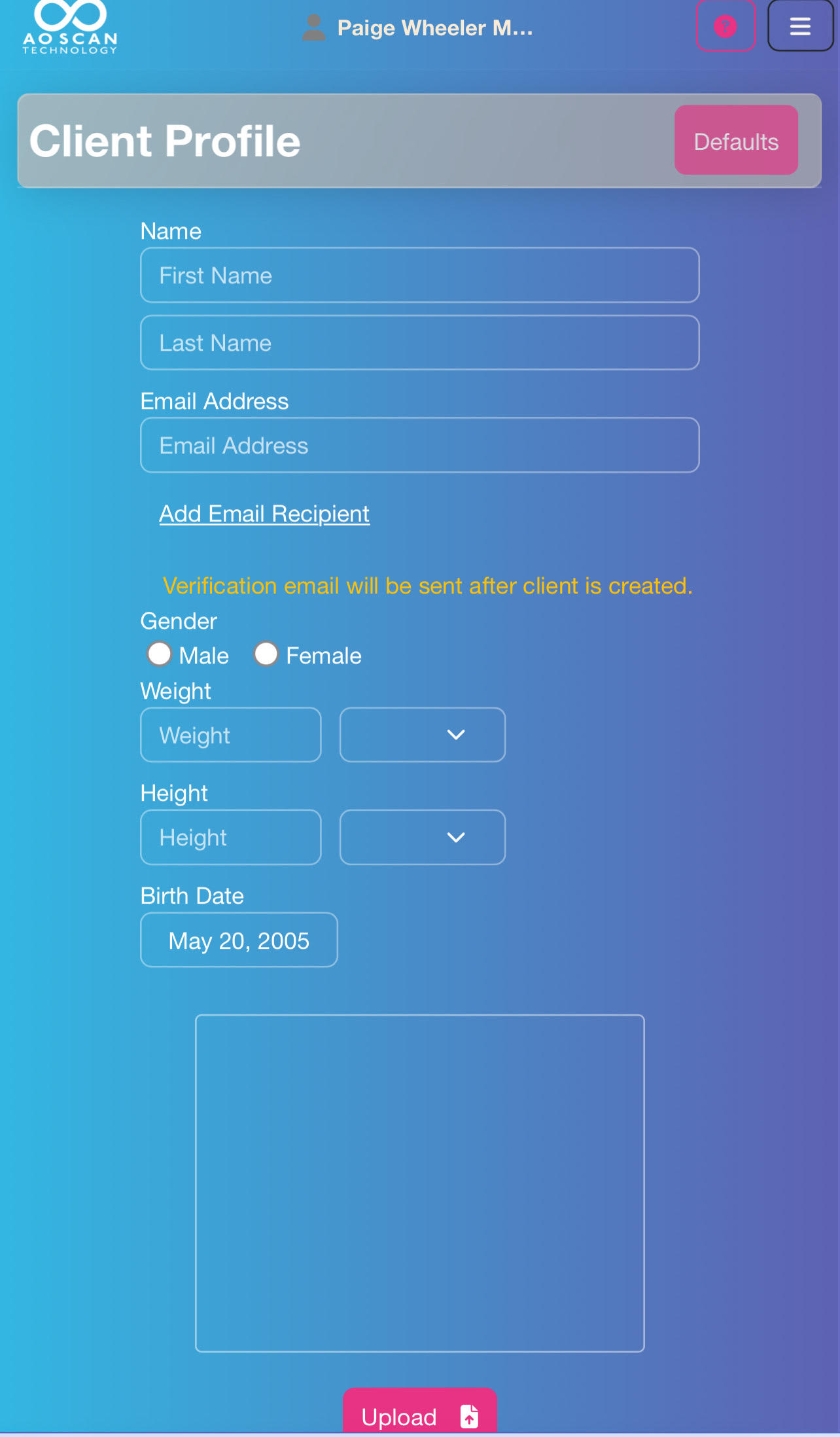 AO Scan: Home Page Basics - AO Scan Global