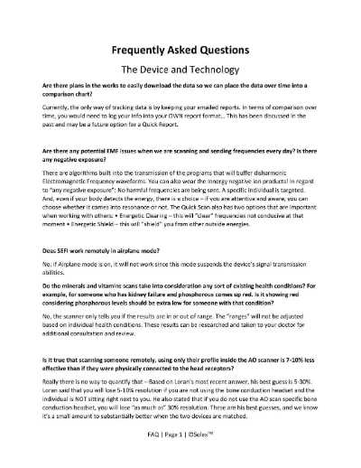 FAQ - AO Scan Global