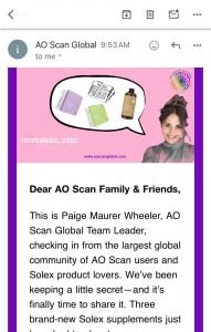 AO Scan Global Newsletter - AO Scan Global Sign up for the AO Scan Global Newsletter and this could come to your inbox.