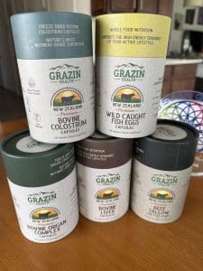 AO Scan of Grazin Health Nutritional Supplements