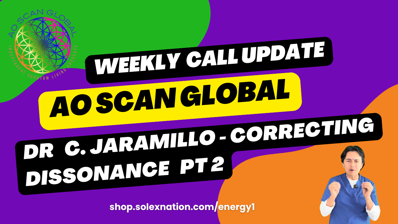Ao Scan Global Education - AO Scan Global AO Scan weekly call recap featuring Dr. Carlos Jaramillo teaching bioresonance report-reading and the concept of the load