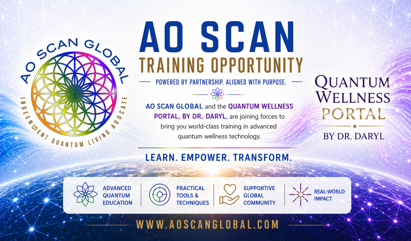 AO Scan Global / Quantum Wellness Portal - AO Scan Global Ao Scan Global Partners with Quantum Wellness Portal. No competition, just collaboration. This is how to get started with the AO Scan!