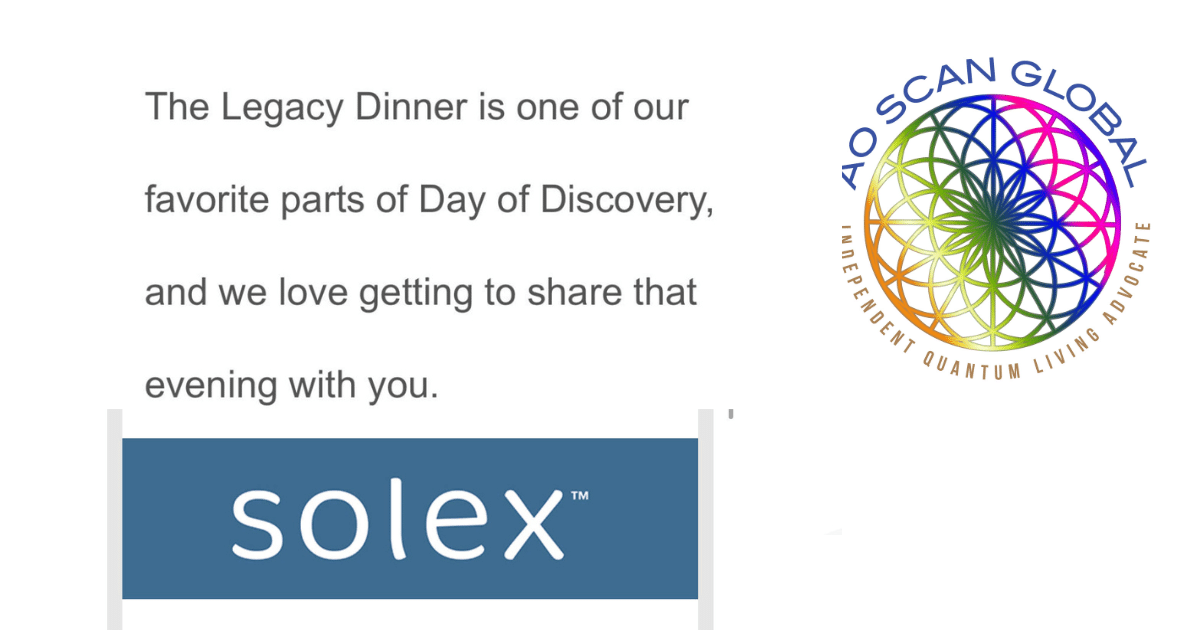 Join AO Scan Global at the Solex Legacy Dinner