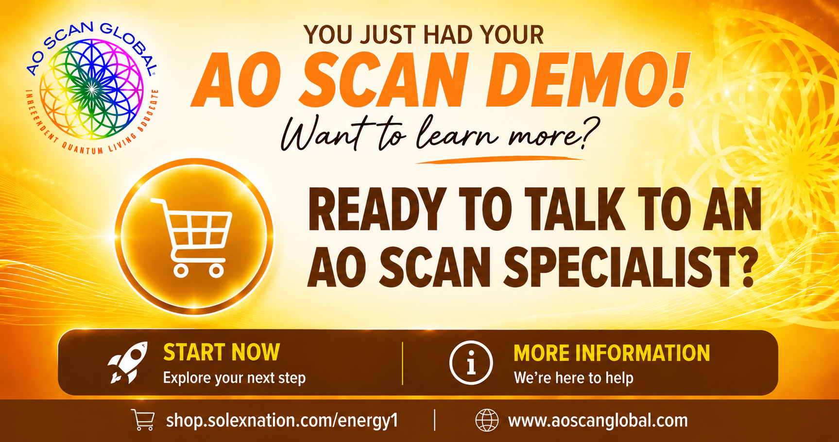 AO Scan Global DEMO - AO Scan Global - AO Scan Global AO Scan Global specialist helping new AO Scan users understand technology, training, subscriptions, and wellness applications