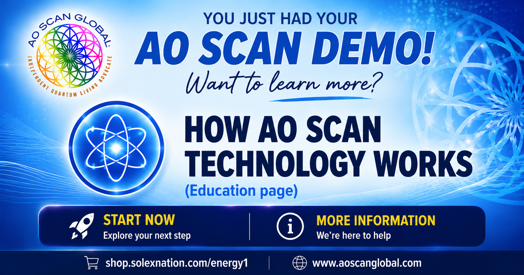 AO Scan Demo - AO Scan Global - AO Scan Global AO Scan frequency technology demonstrating remote and in-person wellness scans with energetic reports