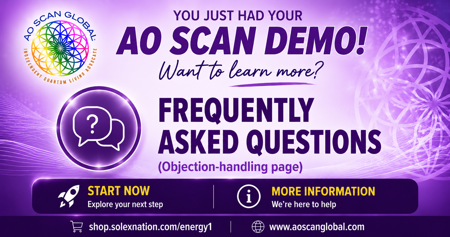 AO Scan Global - Demo - AO Scan Global - AO Scan Global AO Scan demo frequently asked questions and educational resources for new users