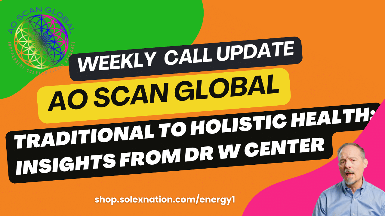 Dr. Wes Center on the Solex weekly call discussing AO Scan and holistic brain health
