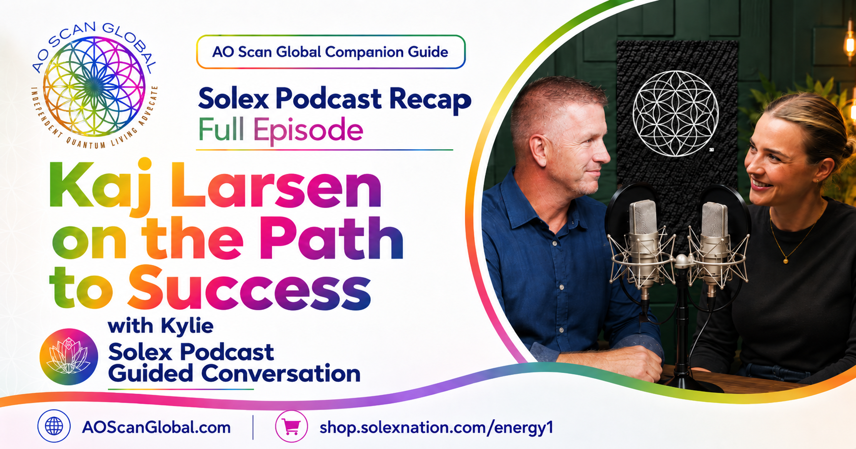 Listen to Kaj Larsen, CEO of Solex, educate on the path of success. AO Scan Global.