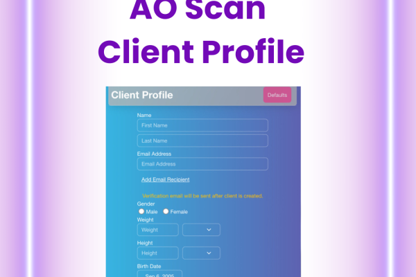 Creating an AO Scan Client Profile with a clear face photo and stable energetic signature, step-by-step setup profile: Set It Once, Use It Forever