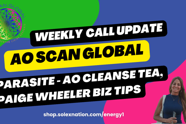 AO Scan Global의 리더인 페이지 마우어 휠러와 헤더 데이비스가 카리브해에서 기생충 제거 및 주파수 웰빙 기술에 대해 논의하고 있다.