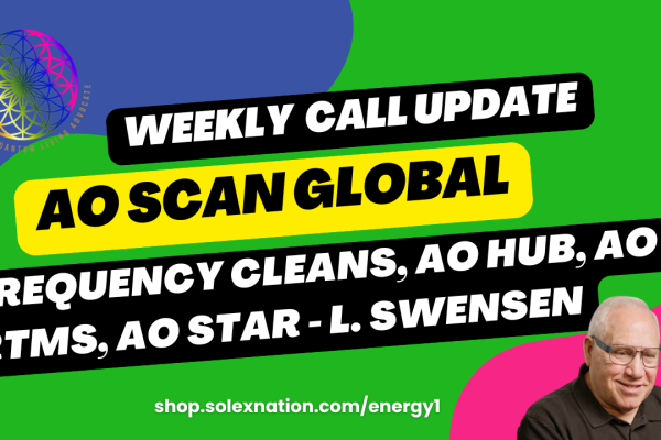 AO Scan Frequency Cleanse SEFI Star AO Hub и AO rTMS: еженедельный обзор звонков с Лораном Свенсеном.