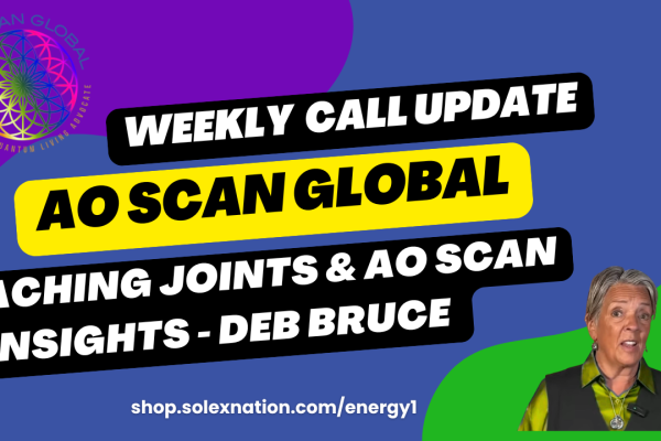 AO Scan Global educational recap about aching joints, gut health, mobility, and frequency wellness technology with Deb Bruce
