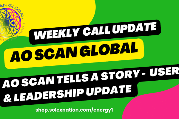 AO Scan QLA leaders, naturopaths and wellness practitioners sharing personal experiences with frequency wellness technology during a Solex LLC weekly call.