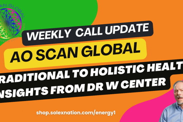Dr. Wes Center on the Solex weekly call discussing AO Scan and holistic brain health