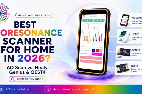 AO Scan compared with Healy, Genius Biofeedback and QEST4 as bioresonance and frequency wellness technologies for home and clinic use