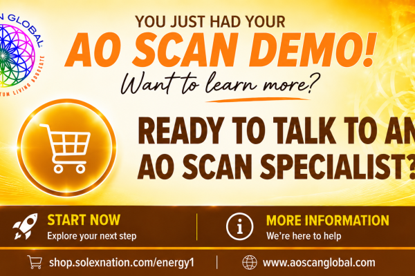 AO Scan Global specialist helping new AO Scan users understand technology, training, subscriptions, and wellness applications