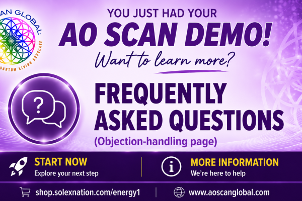 AO Scan demo frequently asked questions and educational resources for new users