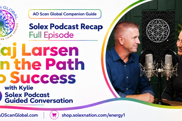 Listen to Kaj Larsen, CEO of Solex, educate on the path of success. AO Scan Global.