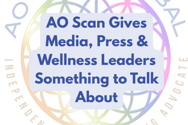 AO Scan Demo for Media, Press, and Wellness Leaders. It's something great to talk and write about.
